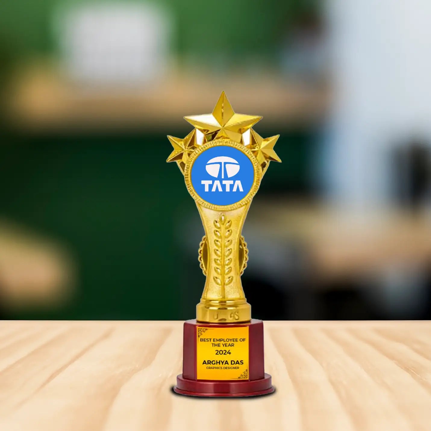 Top-notch Golden 3-Star Winner's Trophy